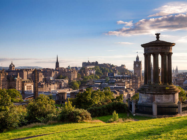 See stunning views from Calton Hill