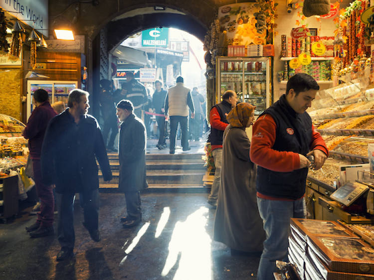 Shop for spices and souvenirs at the Spice Bazaar