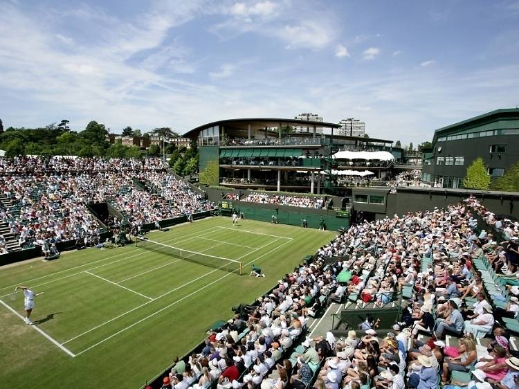 Watch tennis at Wimbledon 