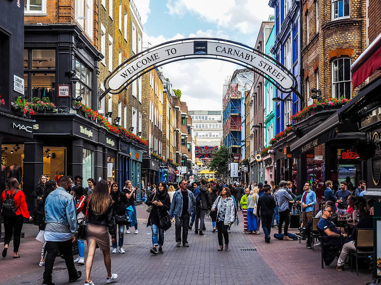 Browse cool brands on Carnaby Street