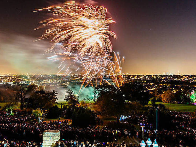 Watch the fireworks at Ally Pally 