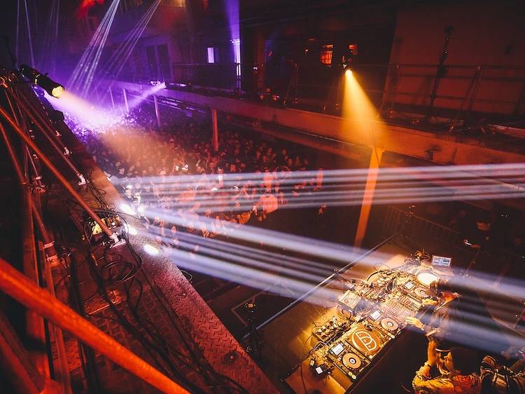 Dance under the lasers at Printworks