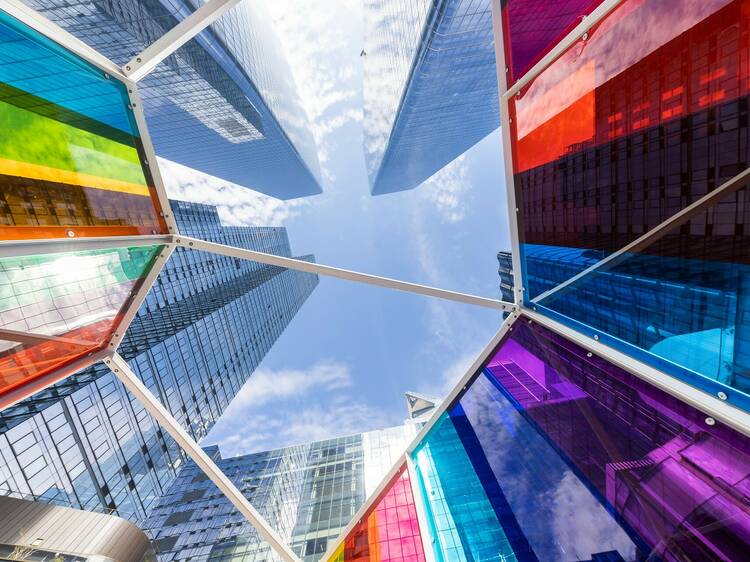 This kaleidoscopic new public art installation in Manhattan will literally brighten your day