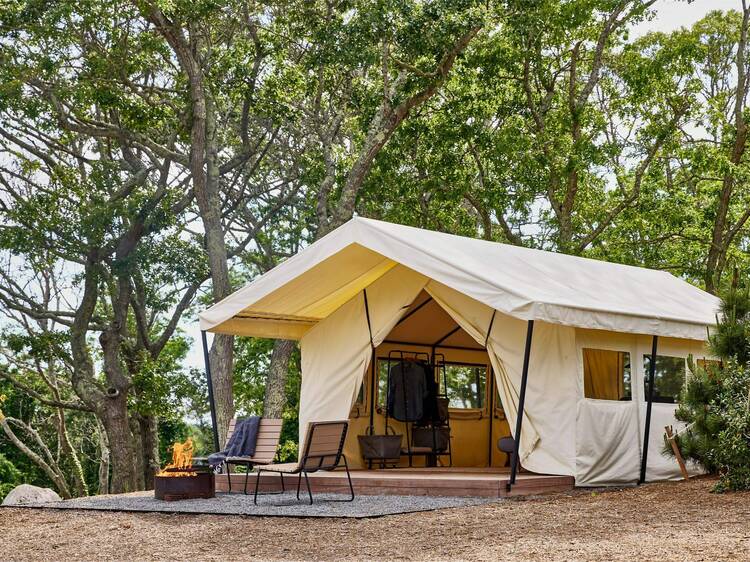 3 best places to go glamping near Boston
