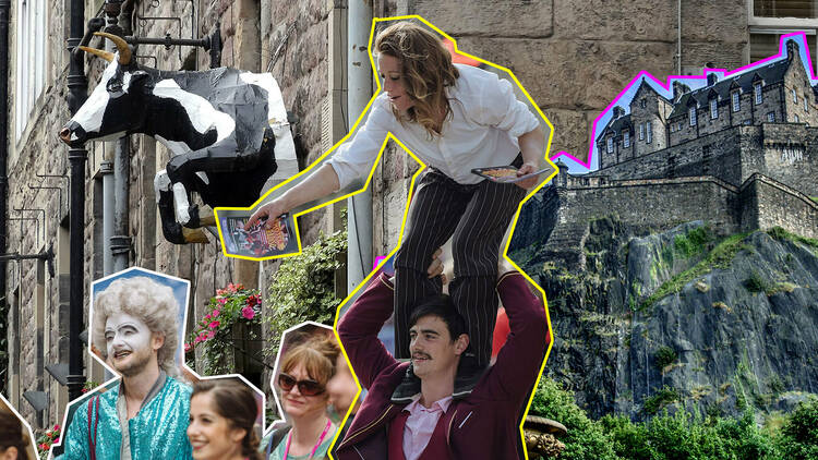 A collage of Edinburgh Fringe 