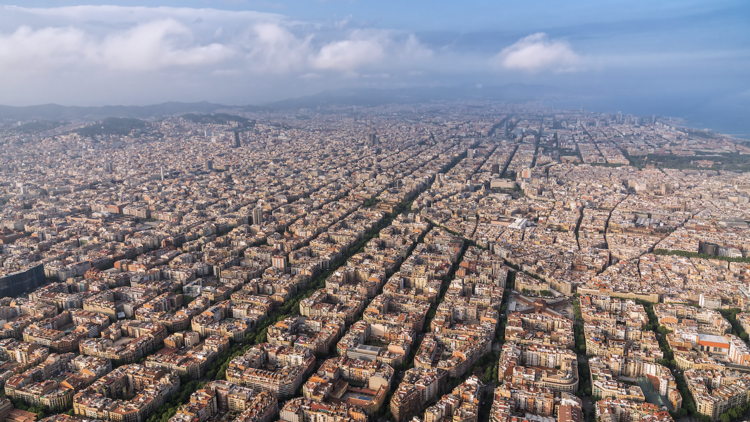 Vista aèria de Barcelona 